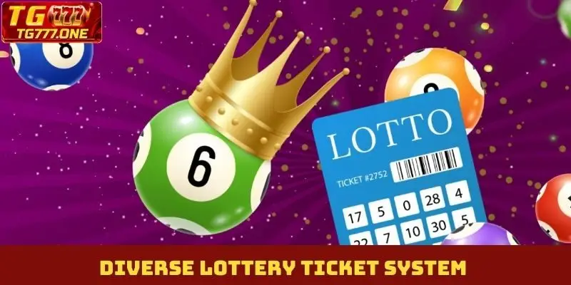 Diverse lottery ticket system