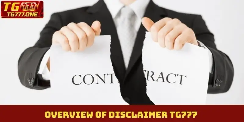 Overview of Disclaimer TG777