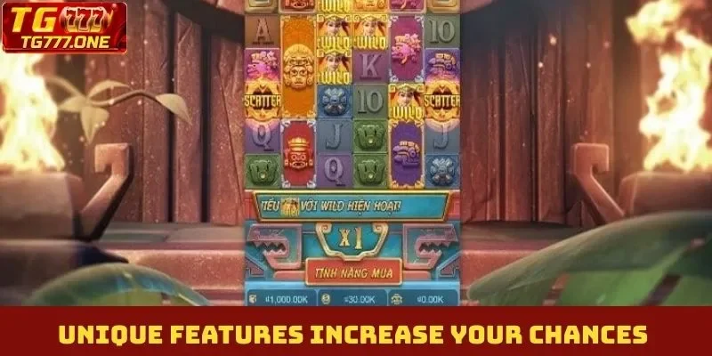 Unique features increase your chances